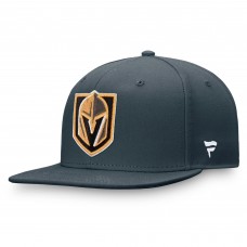 Бейсболка Vegas Golden Knights Fanatics Charcoal Core Primary Team Logo