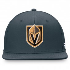 Бейсболка Vegas Golden Knights Fanatics Charcoal Core Primary Team Logo