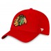 Бейсболка Chicago Blackhawks Fanatics Core Primary Logo - Red