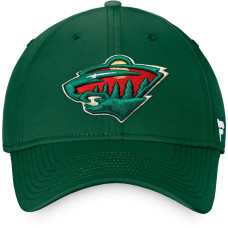 Бейсболка Minnesota Wild Fanatics Hunter Green Core Primary Logo Бейсболка Minnesota Wild Fanatics Hunter Green Core Primary Logo