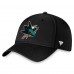 Бейсболка San Jose Sharks Fanatics Black Core Primary Logo