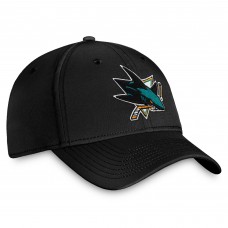 Бейсболка San Jose Sharks Fanatics Black Core Primary Logo Бейсболка San Jose Sharks Fanatics Black Core Primary Logo