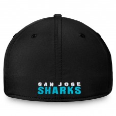 Бейсболка San Jose Sharks Fanatics Black Core Primary Logo Бейсболка San Jose Sharks Fanatics Black Core Primary Logo