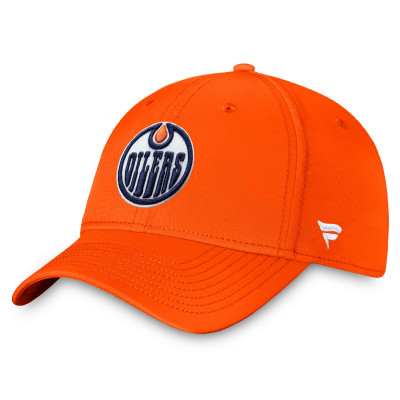 Бейсболка Edmonton Oilers Fanatics Orange Core Primary Logo