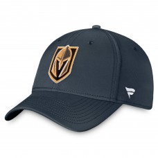 Бейсболка Vegas Golden Knights Fanatics Core Primary Logo - Charcoal