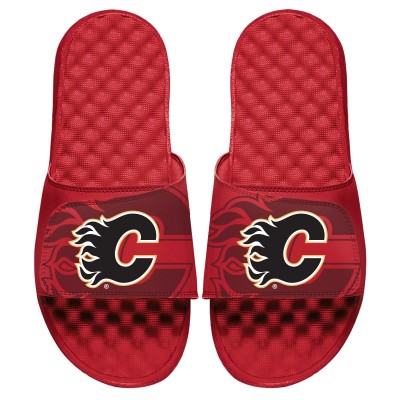 Шлепки Calgary Flames ISlide OT Slide - Red - оригинальная атрибутика Калгари Флэймз