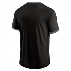 Vegas Golden Knights Ringer T-Shirt - Black