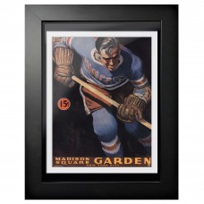 New York Rangers 12 x 16 Framed Program Cover Art Print New York Rangers 12 x 16 Framed Program Cover Art Print