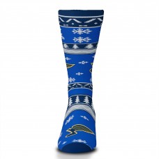St. Louis Blues For Bare Feet Holiday Pattern Crew Socks