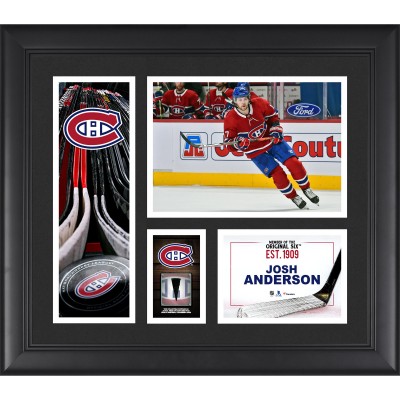 Плакат Josh Anderson Montreal Canadiens Fanatics Authentic Framed 15 x 17 Player Collage with a