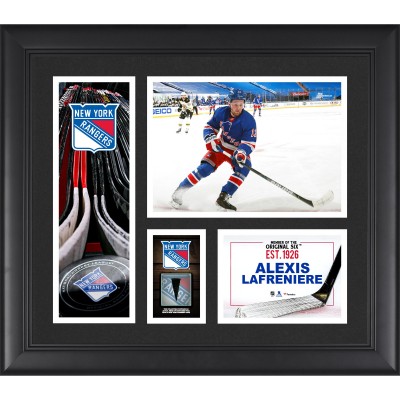 Плакат Alexis Lafreniere New York Rangers Fanatics Authentic Framed 15 x 17 Player Collage with a