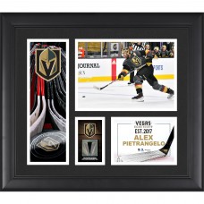 Постер Alex Pietrangelo Vegas Golden Knights Fanatics Authentic Framed 15 x 17 Player Collage with a Piece of Game-Used