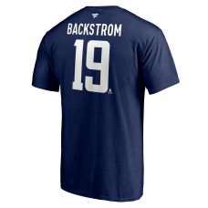 Футболка Nicklas Backstrom Washington Capitals Fanatics Branded Authentic Stack Player Name & Number 2020/21 Alternate - Navy
