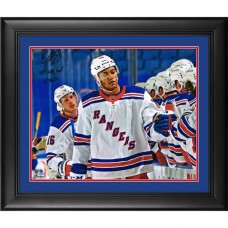 KAndre Miller New York Rangers Autographed Fanatics Authentic Framed 16 x 20 NHL Debut Skating Photograph with 1st NHL Goal 1/26/21 Inscription KAndre Miller New York Rangers Autographed Fanatics Authentic Framed 16 x 20 NHL Debut Skating Photograph with 1st NHL Goal 1/26/21 Inscription