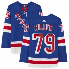 Autographed New York Rangers KAndre Miller Fanatics Authentic Blue Adidas Authentic Jersey Autographed New York Rangers KAndre Miller Fanatics Authentic Blue Adidas Authentic Jersey