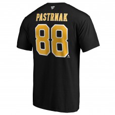 Футболка Boston Bruins David Pastrnak Fanatics Black B&T Name and Number