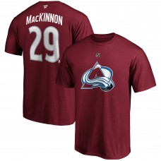Футболка Nathan MacKinnon Colorado Avalanche Big &; Tall Name &; Number - Burgundy