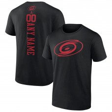 Carolina Hurricanes Personalized One Color T-Shirt - Black