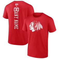 Футболка Chicago Blackhawks Personalized One Color - Red