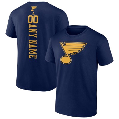 Футболка St. Louis Blues Personalized One Color - Navy