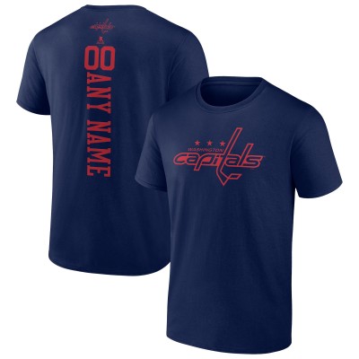 Футболка Washington Capitals Fanatics Personalized One Color - Navy