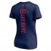 Футболка Женская Florida Panthers Navy Personalized Name & Number One Color V-Neck