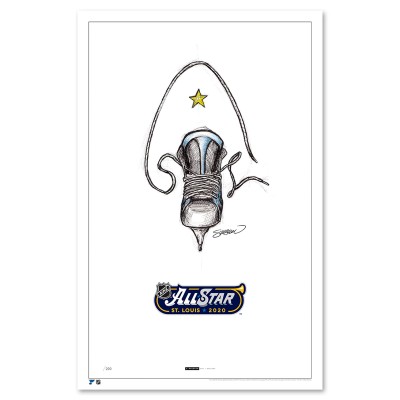 St. Louis Blues 2020 NHL All-Star Game 11 x 17 Art Poster