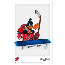 New Jersey Devils Daffy Duck 11 x 17 Art Poster New Jersey Devils Daffy Duck 11 x 17 Art Poster