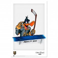 Vegas Golden Knights Daffy Duck 11 x 17 Art Poster