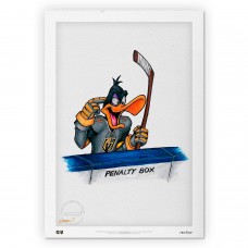 Vegas Golden Knights Daffy Duck 14 x 20 Limited Edition Fine Art Print