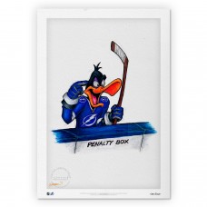 Tampa Bay Lightning Daffy Duck 24 x 36 Limited Edition Fine Art Print