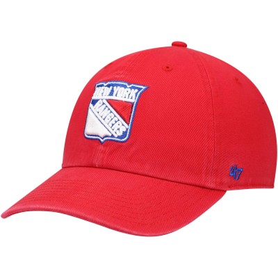 Бейсболка New York Rangers 47 Red Clean Up