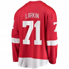 Dylan Larkin Detroit Red Wings Home Captain Premier Breakaway Player Jersey - Red