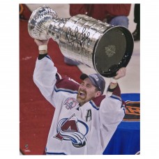 Autographed Colorado Avalanche Ray Bourque Fanatics Authentic 16 x 20 Raising Cup Photograph