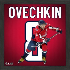 Washington Capitals Alexander Ovechkin Highland Mint 13 x 13 Impact Jersey Framed Photo