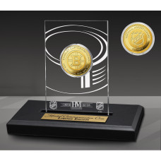 Монета Boston Bruins Highland Mint 6-Time Stanley Cup Champions Acrylic Gold Desk Top Display