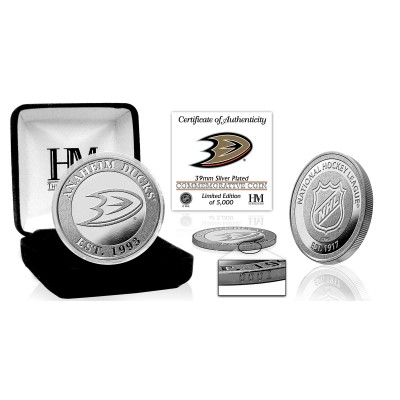 Anaheim Ducks Highland Mint Silver Mint Coin