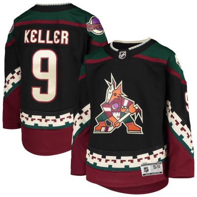 Детская игровая джерси Clayton Keller Arizona Coyotes Home Premier - Black