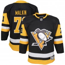 Игровая джерси Evgeni Malkin Pittsburgh Penguins Youth Home Premier - Black