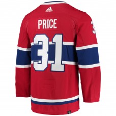 Игровая джерси Carey Price Montreal Canadiens adidas Home Primegreen Authentic Pro Player - Red