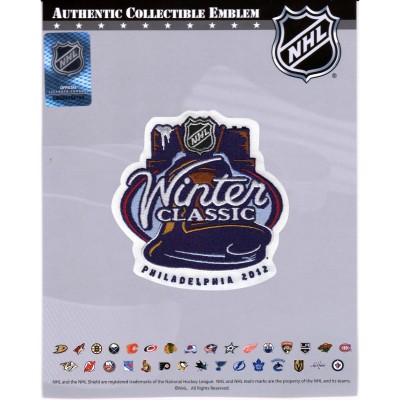 Патч New York Rangers vs. Philadelphia Flyers Fanatics Authentic 2012 NHL Winter Classic National Emblem
