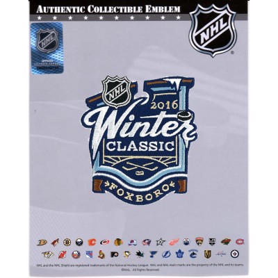 Boston Bruins vs. Montreal Canadiens Fanatics Authentic 2016 NHL Winter Classic National Emblem Jersey Patch