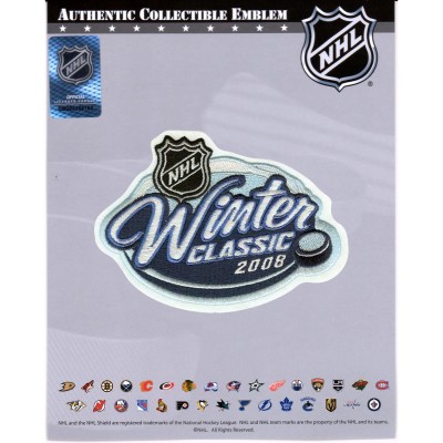 Патч Buffalo Sabres vs. Pittsburgh Penguins Fanatics Authentic 2008 NHL Winter Classic National Emblem