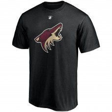 Футболка Paul Bissonnette Arizona Coyotes Authentic Stack Retired Player Nickname & Number - Black