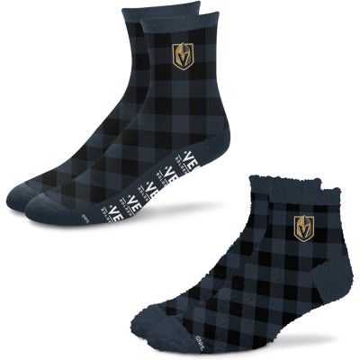 Носки Vegas Golden Knights For Bare Feet 2-Pack His & Hers Cozy