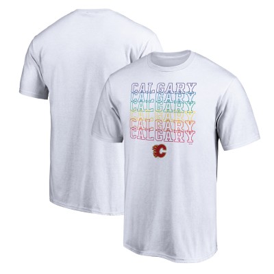 Футболка Calgary Flames City Pride - White  - оригинальные футболки Калгари Флэймз