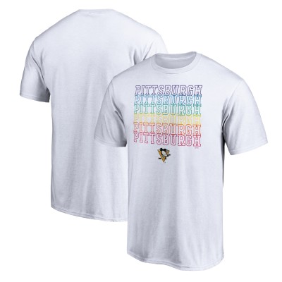 Pittsburgh Penguins White City Pride T-Shirt
