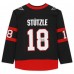 Autographed Ottawa Senators Tim Stutzle Fanatics Authentic Black Fanatics Breakaway Jersey