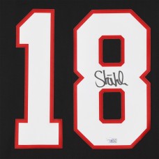 Autographed Ottawa Senators Tim Stutzle Fanatics Authentic Black Fanatics Breakaway Jersey