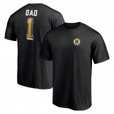 Футболка Boston Bruins Number One Dad Logo - Black